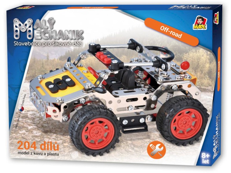 13987 - Malý mechanik - Off-road, 204 ks, 28 x 37 x 4,5 cm