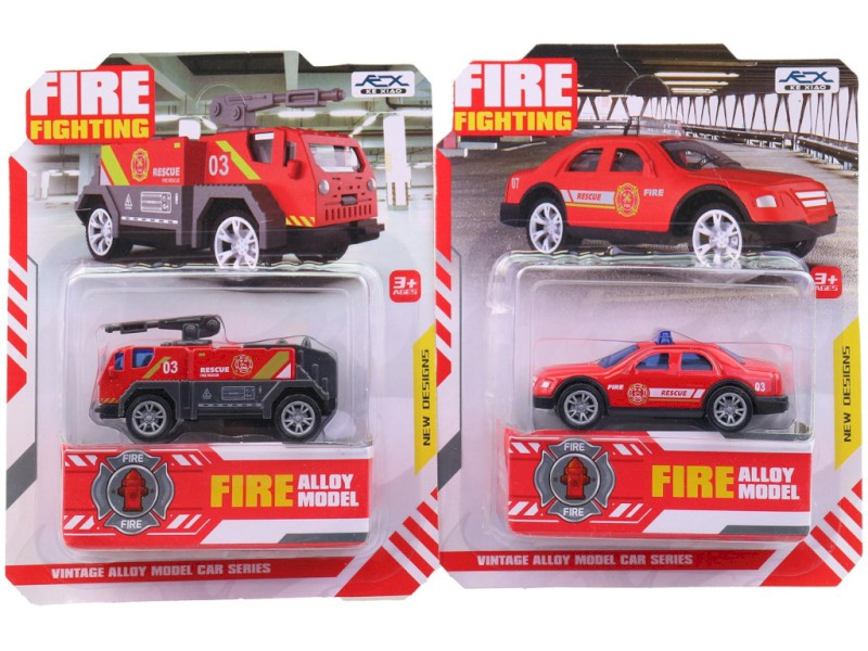 Auto hasiči na kartě