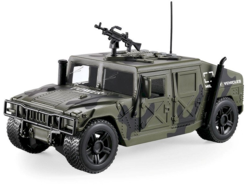 MaDe Vojenské auto se světlem a českým hlasem 24cm