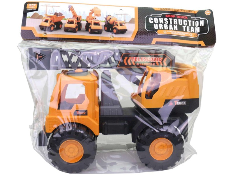 18567 - Auto stavební - žebřík s plošinou, 30 cm