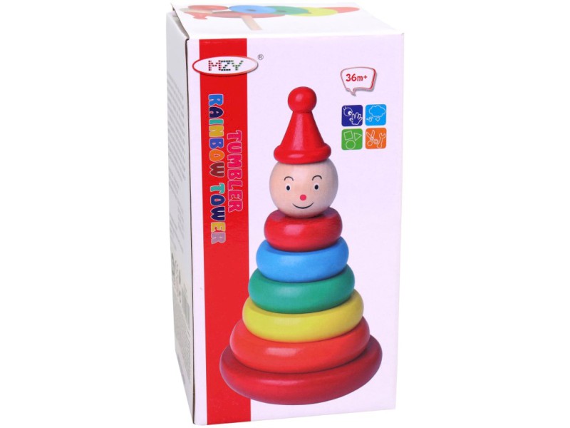 20370 - Dřevěné kroužky, 17 cm