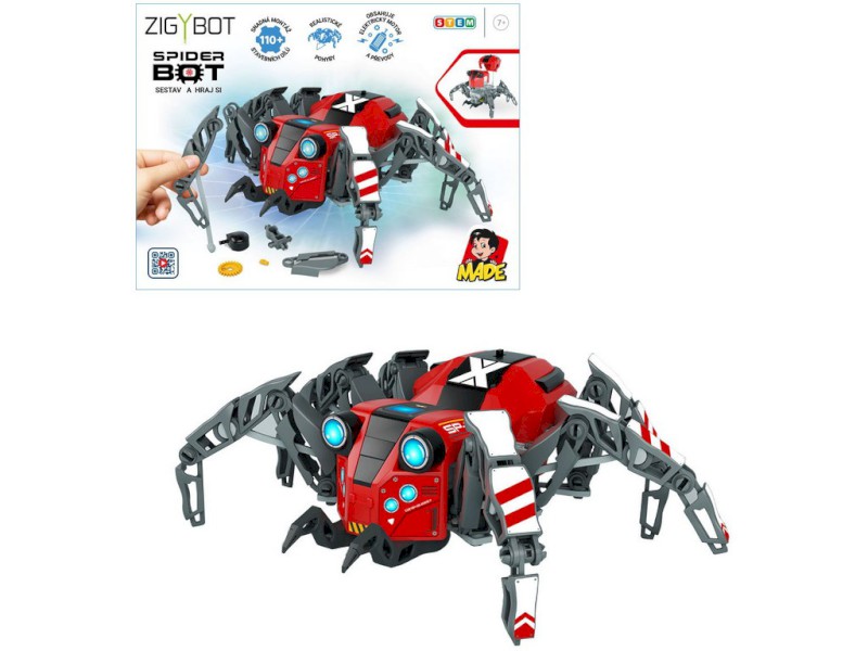 Robot Spider, stavebnice, 110 dílků