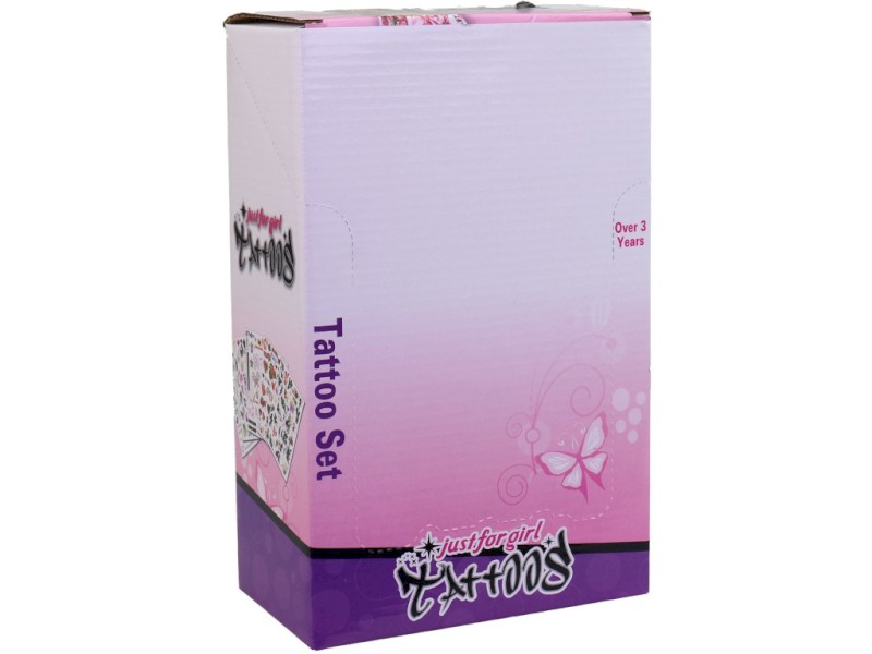 Tetování pro holky, 36 ks v display boxu