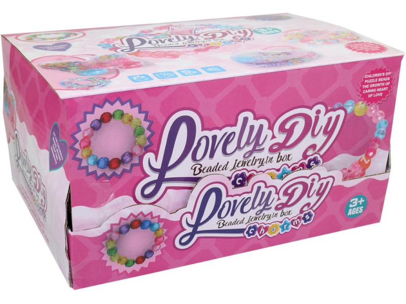 15806 - Korálky, kytka v boxu 12 kusů