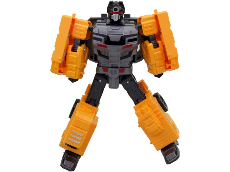 16338 - Robot, transformace, jeřáb, 13 x 6 x 18 cm