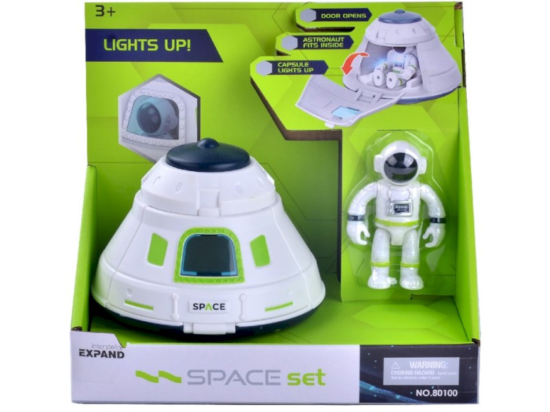 12400 - Vesmírná stanice s příslušenstvím, 20,5 cm, na baterie