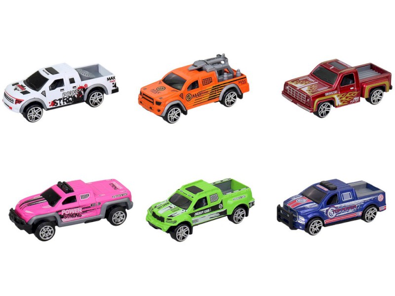 16878 - Auta kovová, nákladní, 2 druhy