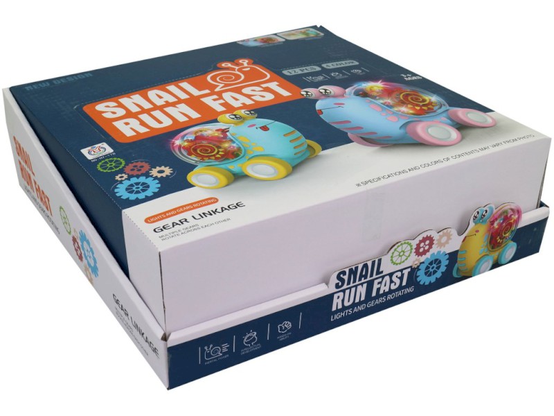 17355 - Šnek na setrvačník se světlem