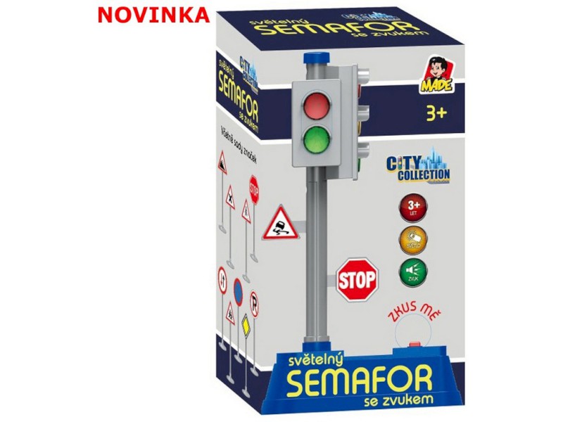 07319 - Set semafor se značkami, 24 x 14 cm