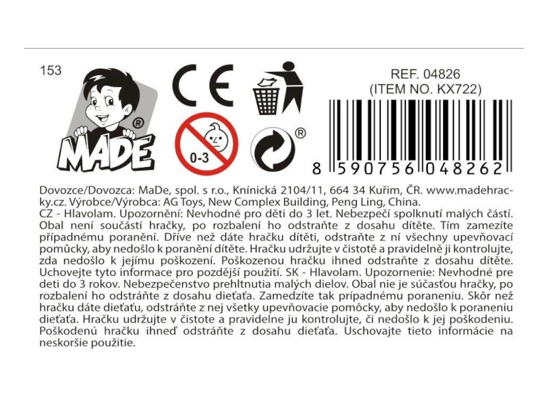 04826 - Kostka magická, 5 cm