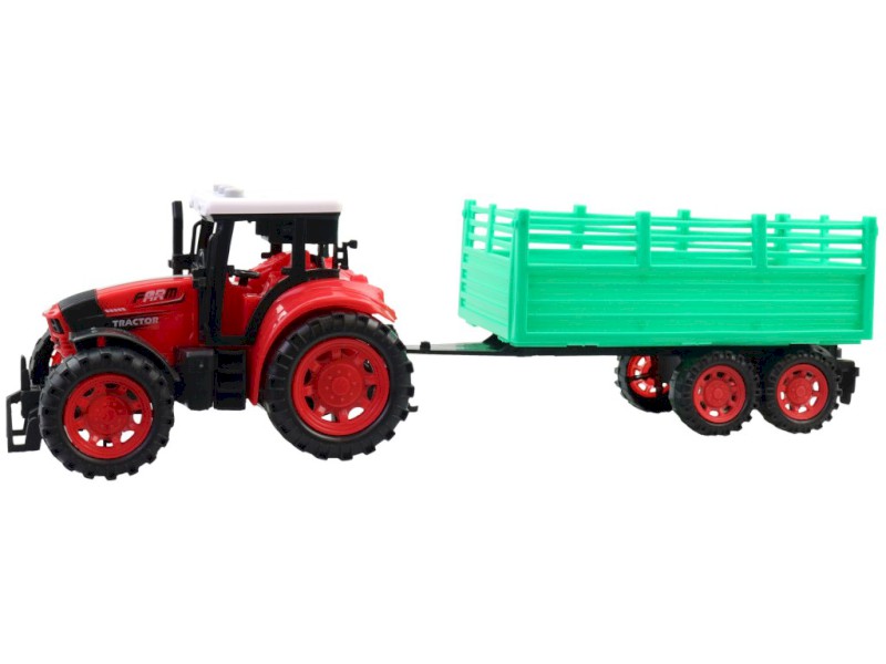 Traktor s přívěsem 40 x 10 x 14cm