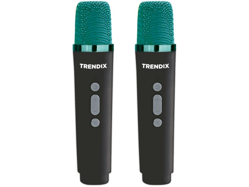 Karaoke reproduktor Tropical Vibes s 2 bezdrátovými mikrofony (Bluetooth) – NEW 2026