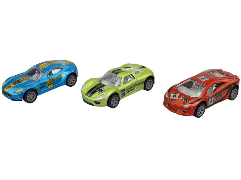 18749 - Auto závodní, kovové, 8 cm