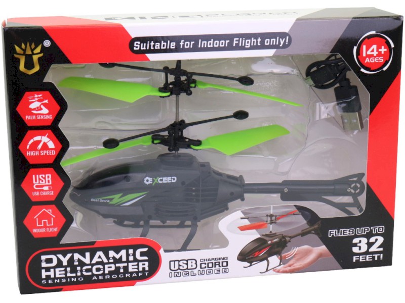 Vrtulník, 18,5 x 4 x 11,5 cm