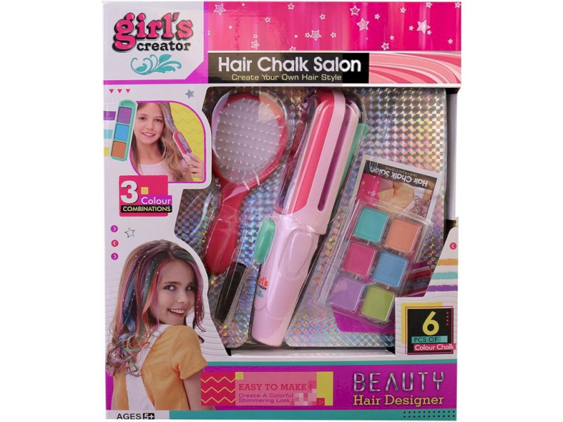 14309 - Vlasové studio - sada k barvení a zdobení vlasů, 26 x  31 x 6 cm