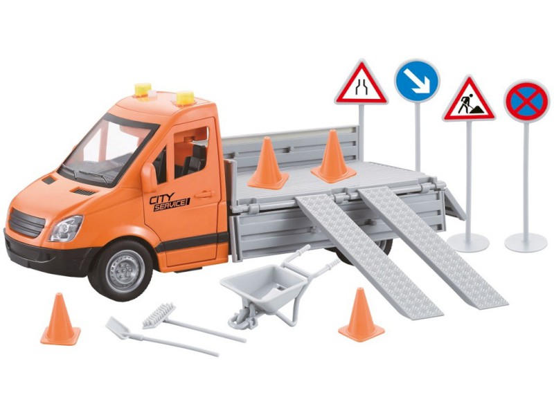 12409 - Auto dopravního značení na setrvačník, 24 cm