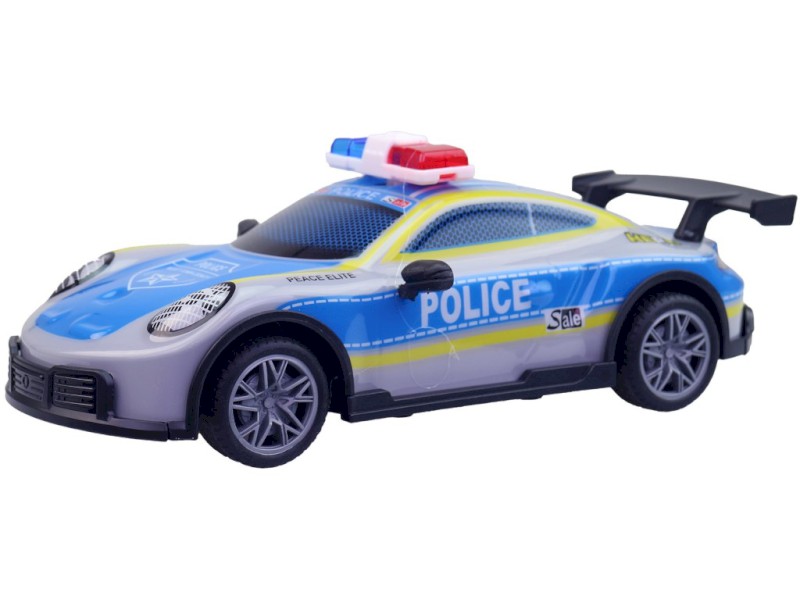 Auto policie na dálkové ovládání, se světlem, na baterie, 20 cm