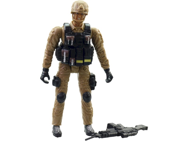 Figurka voják s příslušenstvím, 18 cm
