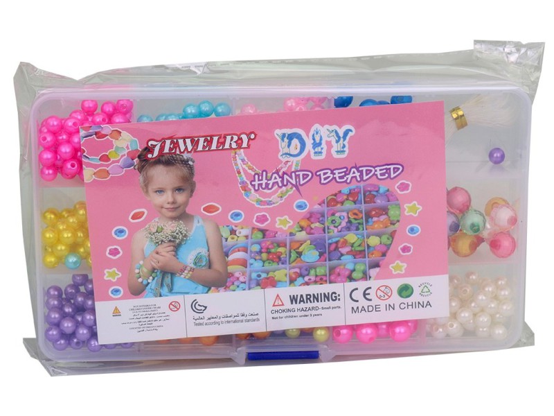 14235 - Souprava korálků k navlékání, 17 x 10 x 2 cm