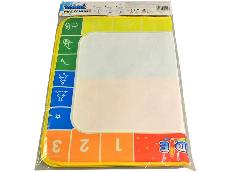 10909 - Kouzelné malování vodou - písmena a číslice, 74 x 49 cm