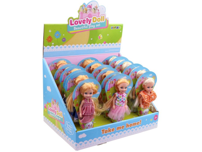 Panenka, 18 ks v display boxu,  12,5 cm