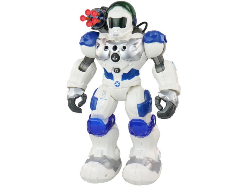 01788 - MaDe Robot policejní Guliver, 22 funkcí, modrá