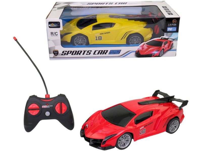 16651 - Auto na dálkové ovládání, kouř, světlo, 3 barvy