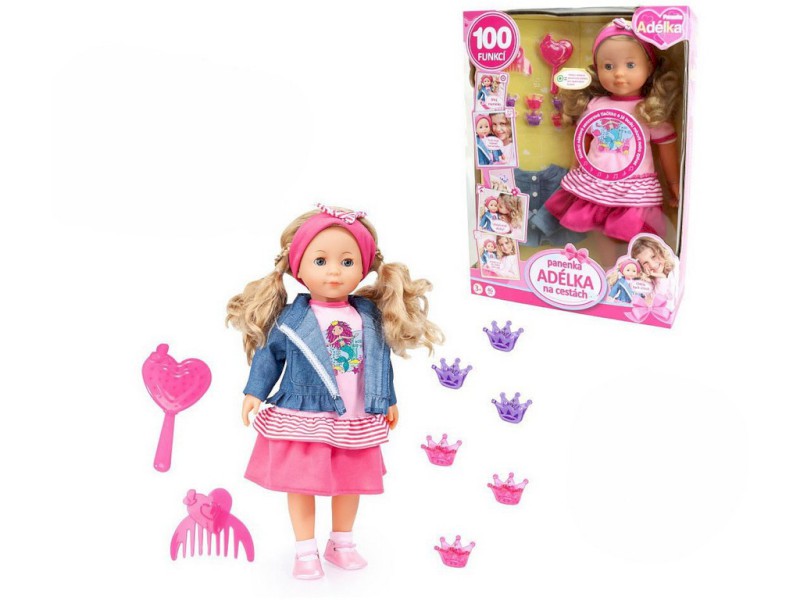 08467 - Panenka Adélka 100 větá , 42 cm