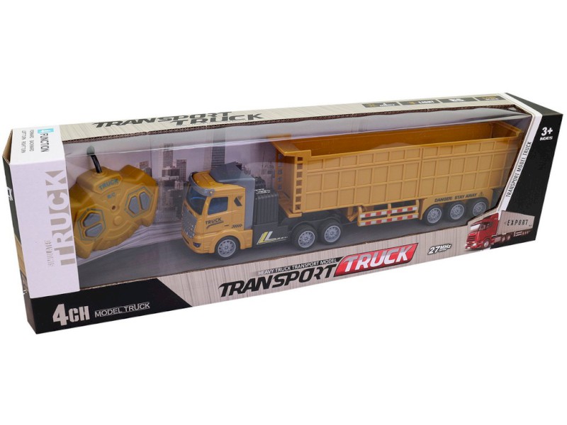 11611 - Auto nákladní na dálkové ovládání se světlem, 4 kanál, 34,5 cm