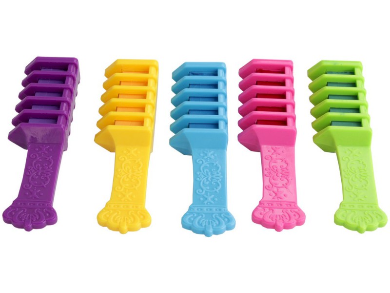 16027 - Barvy na vlasy, hřebeny, 10 cm