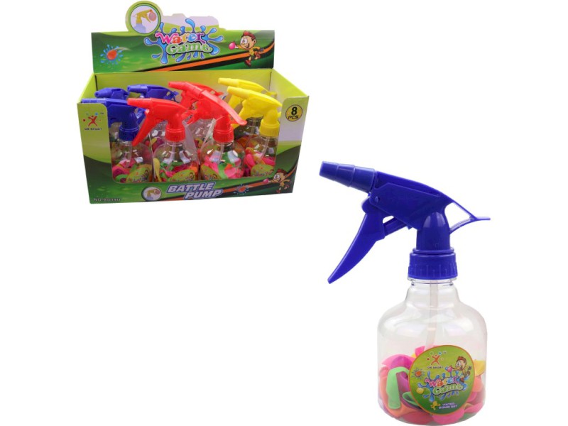 Vodní míčky, 8 ks v display boxu, 17 cm