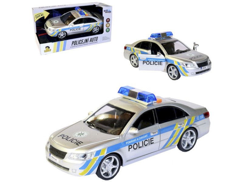 MaDe Auto Policejní s českým hlasem 24 cm