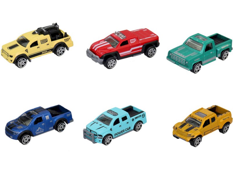 16877 - Auta kovová, nákladní, 2 druhy