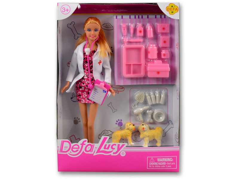 95468 - Panenka Lucy veterinářka, růžová