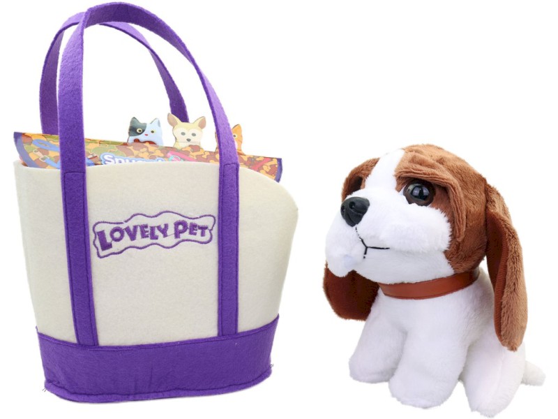 15796 - Pejsek s taškou, 18 x 10 cm