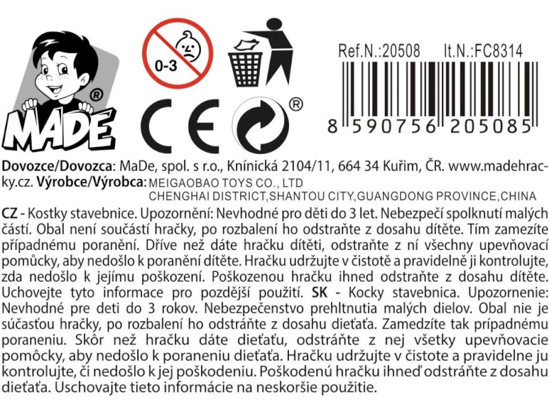 20508 - Stavebnice, kytice, 514 dílů