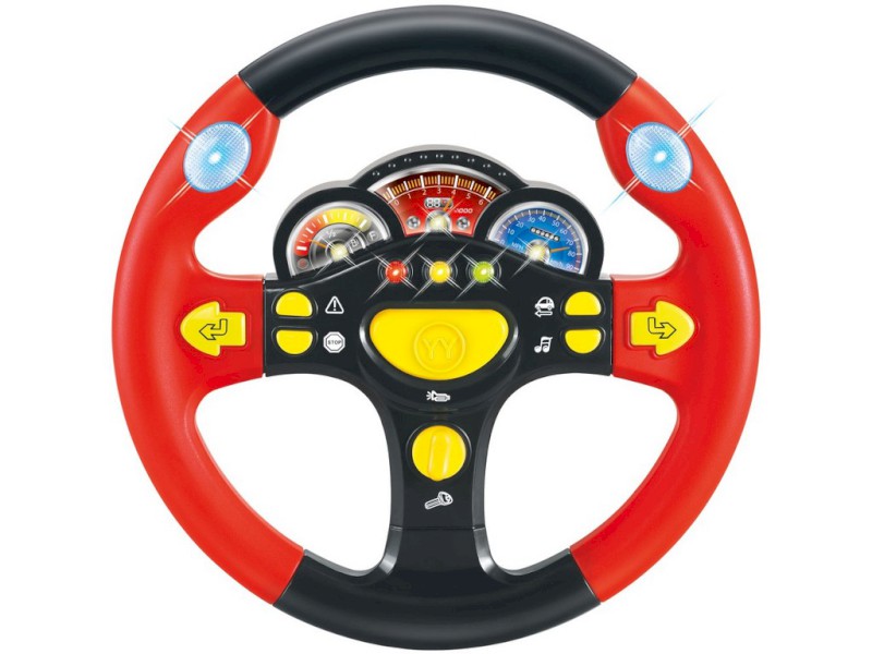 MaDe zvukový volant červená slovenský mluvící