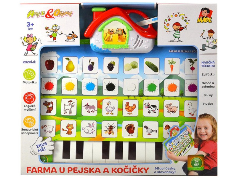 81355 - MaDe Farma pejska a kočičky, barevná
