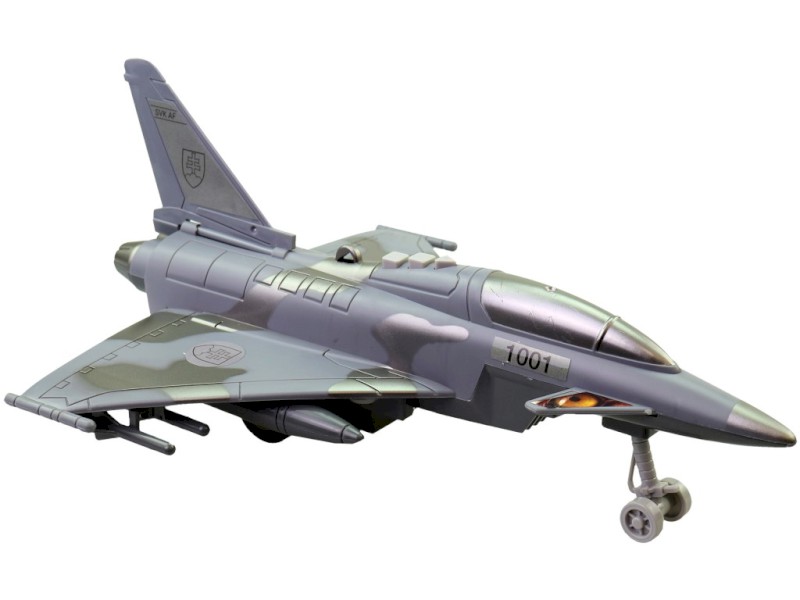 Made Stíhací letadlo SK na setrvačník na baterie se světlem a zvukem