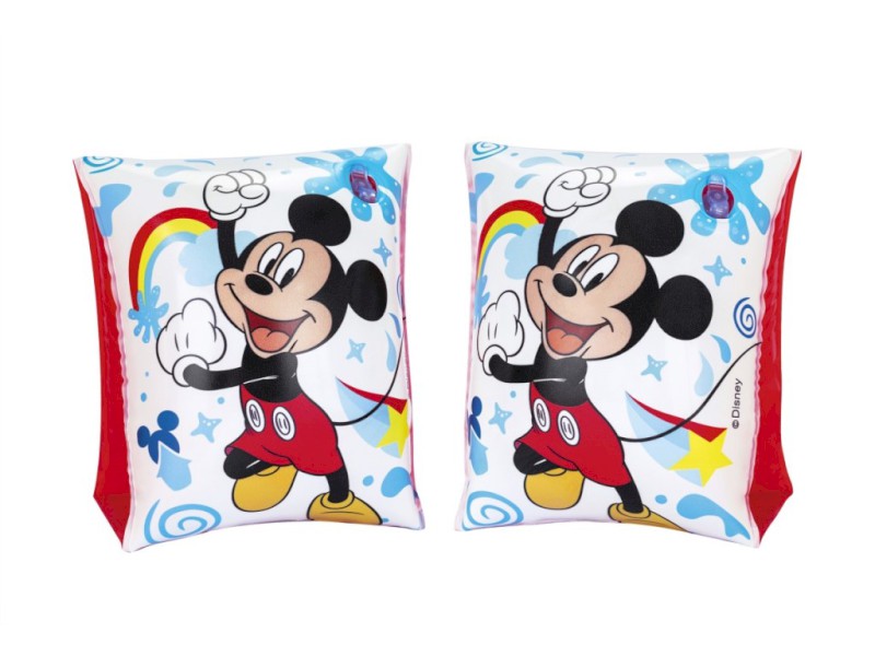 BW91002 - Nafukovací rukávky Mickey, 23 cm x 15 cm