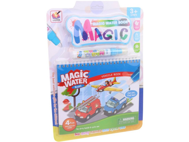 07863 - Kouzelné malování, dopravní prostředky, 31 x 23 cm