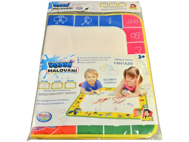 10909 - Kouzelné malování vodou - písmena a číslice, 74 x 49 cm