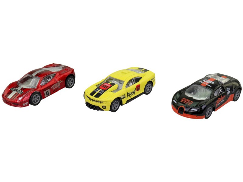 18749 - Auto závodní, kovové, 8 cm