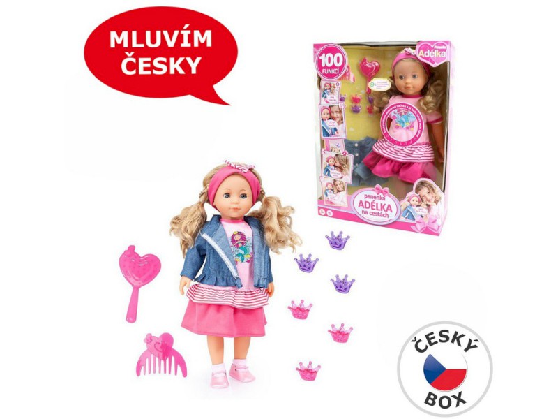 08467 - Panenka Adélka 100 větá , 42 cm