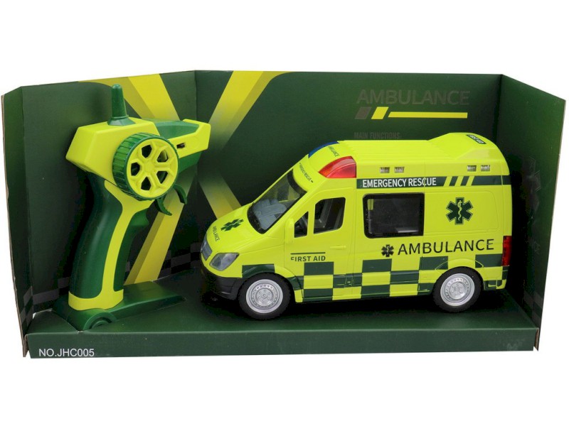 15836 - Ambulance na ovládání, 22 x 12,5 x 8,5 cm