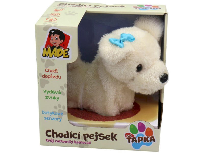 14681 - Pejsek chodící, 15 cm