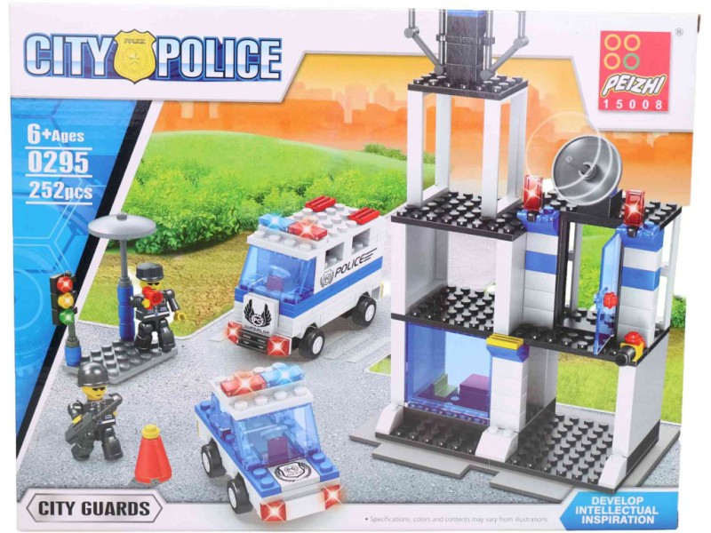 Stavebnice policejní stanice, 34 x 26 cm Stavebnice policejní stanice, 34 x 26 cm