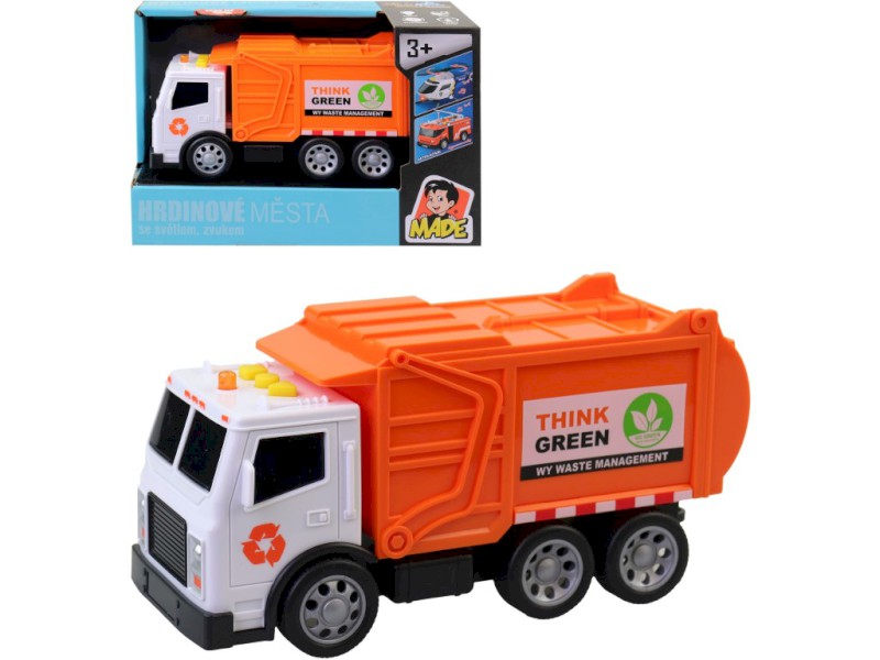 Auto popeláři, na baterie, světlo, zvuk