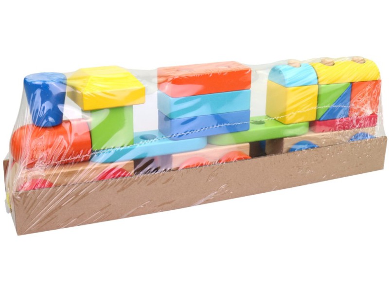 Dřevěné tahadlo vláček, 35 cm