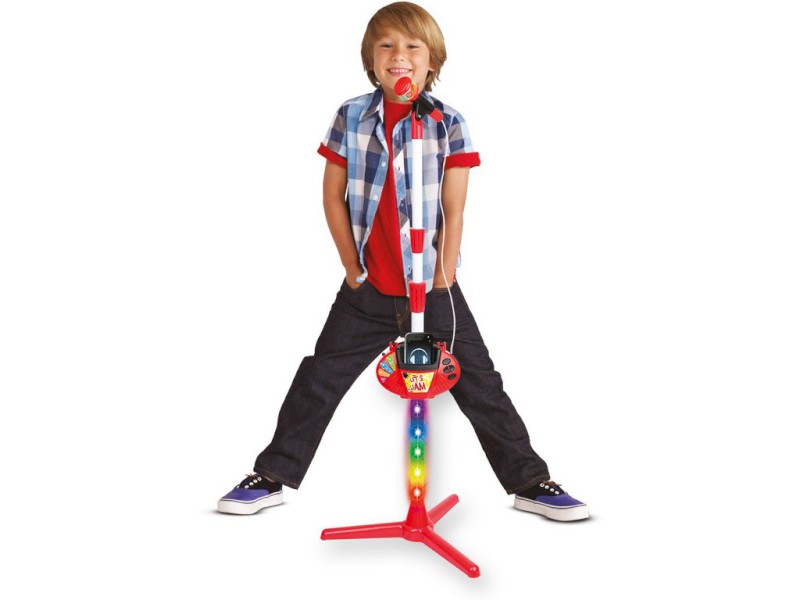 07993 - Mikrofon na baterie, s příslušenstvím (MP3, IPAD, přehrávač), 39 x 25 x 9 cm